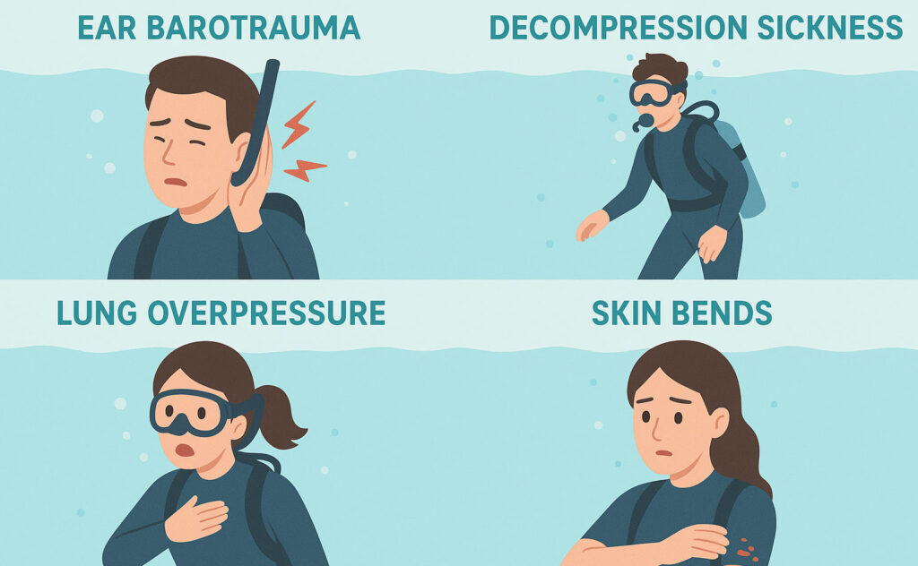 Common Dive Injuries and How to Prevent Them - Parrot Island Scuba